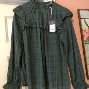 Green Universal Thread blouse
